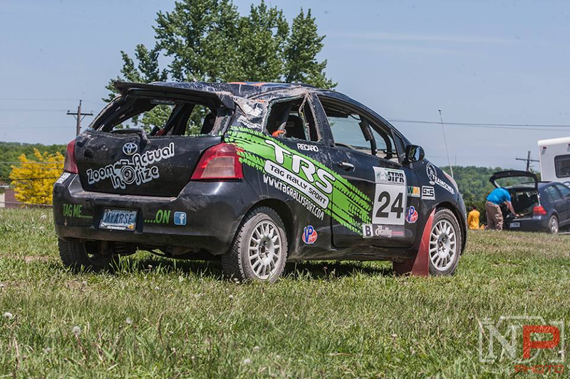 Illustration for article titled Rally Yaris took a tumble